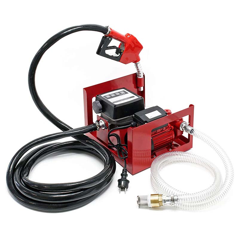 4 डिजिट फ्लो मीटर के साथ सेल्फ प्राइमिंग इलेक्ट्रिक ऑयल डीजल ट्रांसफर पंप